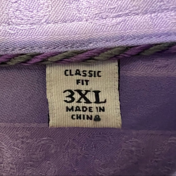 Robert Graham Lavender Pinstriped Dress Shirt - Picture 6 of 8